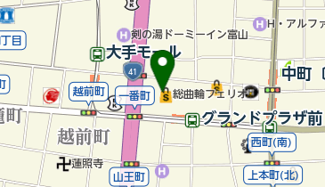 北野エース富山大和店の地図画像