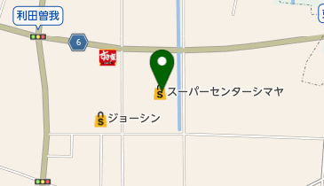 スーパーセンターシマヤ立山店の地図画像