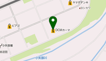 DCM小矢部店の地図画像