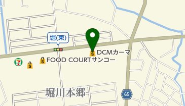 DCM富山本郷店の地図画像