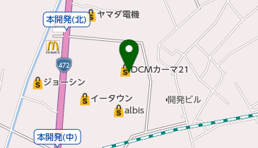 DCM21大島店の地図画像
