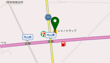 シメノドラッグ朝日店の地図画像