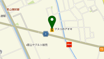 クスリのアオキ富山大島店の地図画像