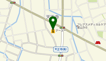 ジーユー富山天正寺店の地図画像