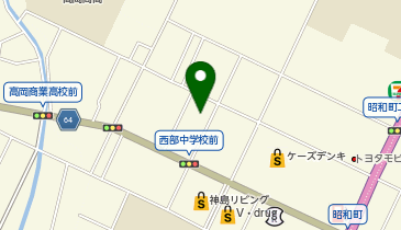 ジーユー高岡店の地図画像