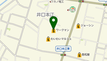 ワークマンカラーズ高岡店の地図画像