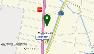 つるやゴルフ富山店の地図画像