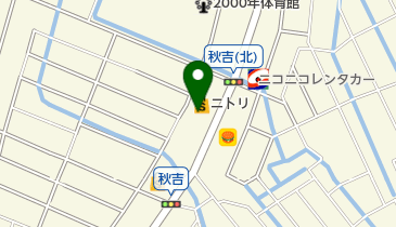 ニトリ富山店の地図画像