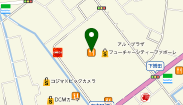 unico loom富山の地図画像