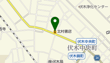 北村書店の地図画像