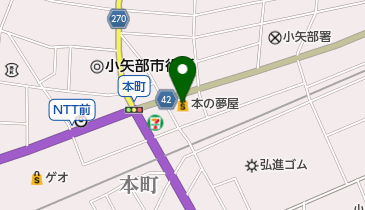 本の夢屋の地図画像