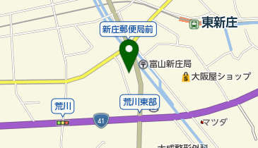 新富山書店の地図画像
