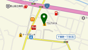 文苑堂書店富山豊田店の地図画像