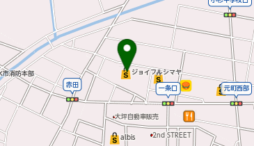 ジョイフルシマヤ小杉店の地図画像