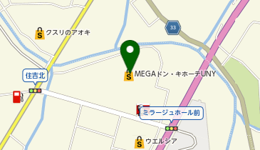ダイソーMEGAドン・キホーテUNY魚津店の地図画像
