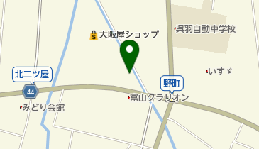 トヨタカローラ富山West富山の地図画像