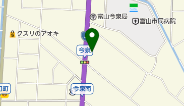 富山日産城南店の地図画像