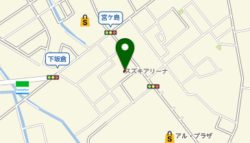 スズキアリーナ婦中の地図画像