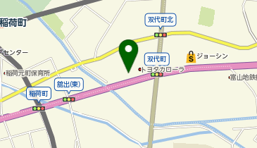 スズキ自販富山スズキアリーナ双代町の地図画像