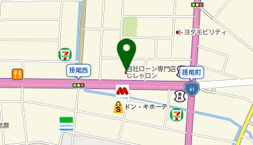 自社ローン専門店じしゃロン富山店の地図画像