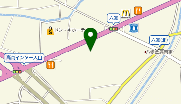 オートショップ堀高岡店の地図画像