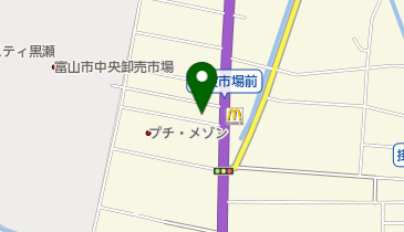 ジープ富山の地図画像