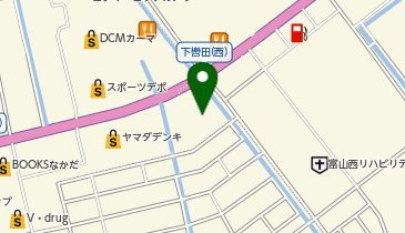 フィアット富山の地図画像