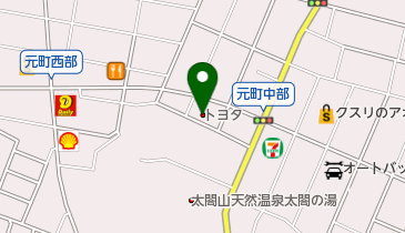 トヨタモビリティ富山小杉の地図画像