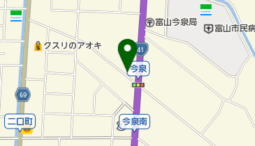 富山ダイハツ販売グランジュエル富山今泉店の地図画像