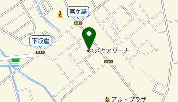 スズキアリーナ婦中の地図画像