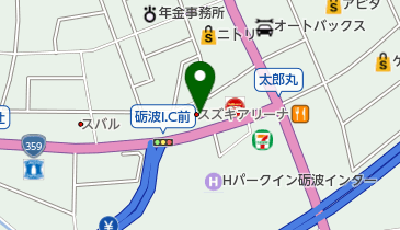 スズキアリーナ砺波インターの地図画像