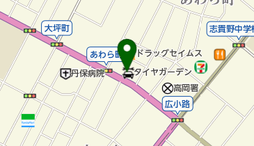 タイヤガーデン堀井タイヤ商会の地図画像