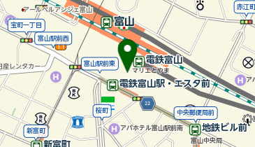 銀だこハイボール酒場富山駅前店の地図画像