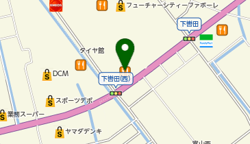 ウェンディーズファーストキッチン富山ファボーレ店の地図画像