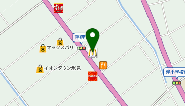 マクドナルド160氷見店の地図画像