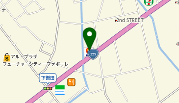 松のや富山婦中店(松屋併設)の地図画像