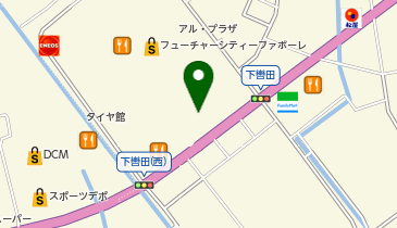 牛角焼肉食堂フューチャーシティーファボーレ店の地図画像