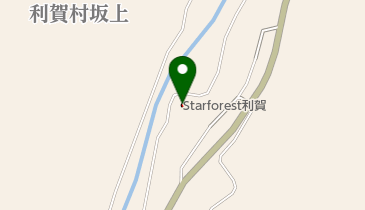Starforest利賀の地図画像