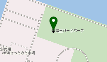 富山新港臨海野鳥園の地図画像