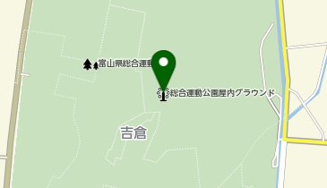 富山県総合運動公園屋内グラウンドの地図画像