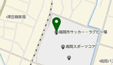 高岡市サッカー・ラグビー場の地図画像