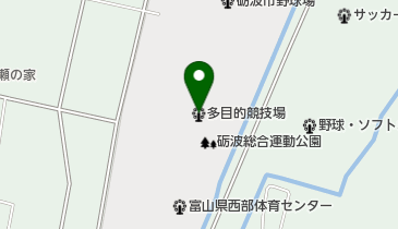 砺波総合運動公園多目的競技場の地図画像