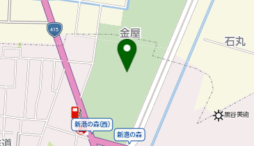 県民公園新港の森スポーツ広場の地図画像