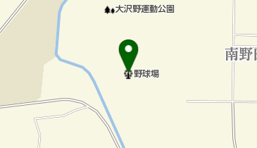 大沢野総合運動公園野球場の地図画像