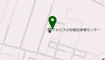 アルビス小杉総合体育センターの地図画像