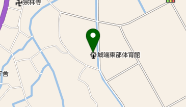 城端東部体育館の地図画像