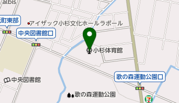 ビルト・プレイズ歌の森体育館の地図画像