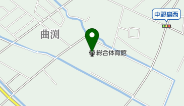 滑川市総合体育館の地図画像