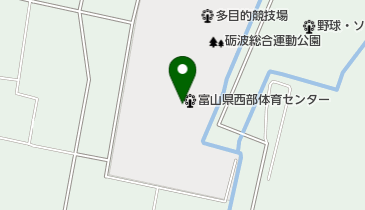 富山県西部体育センターの地図画像