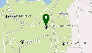 県民公園太閤山ランドファミリースポーツプラザの地図画像
